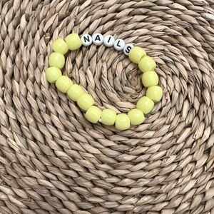 Charming Yellow Beaded Bracelet